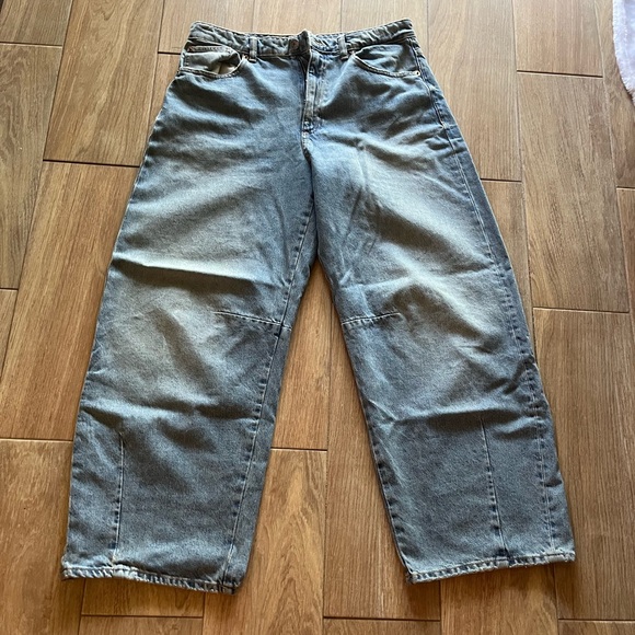 Zara mid waist baggy balloon jeans size 29 size 8 - Picture 9 of 16